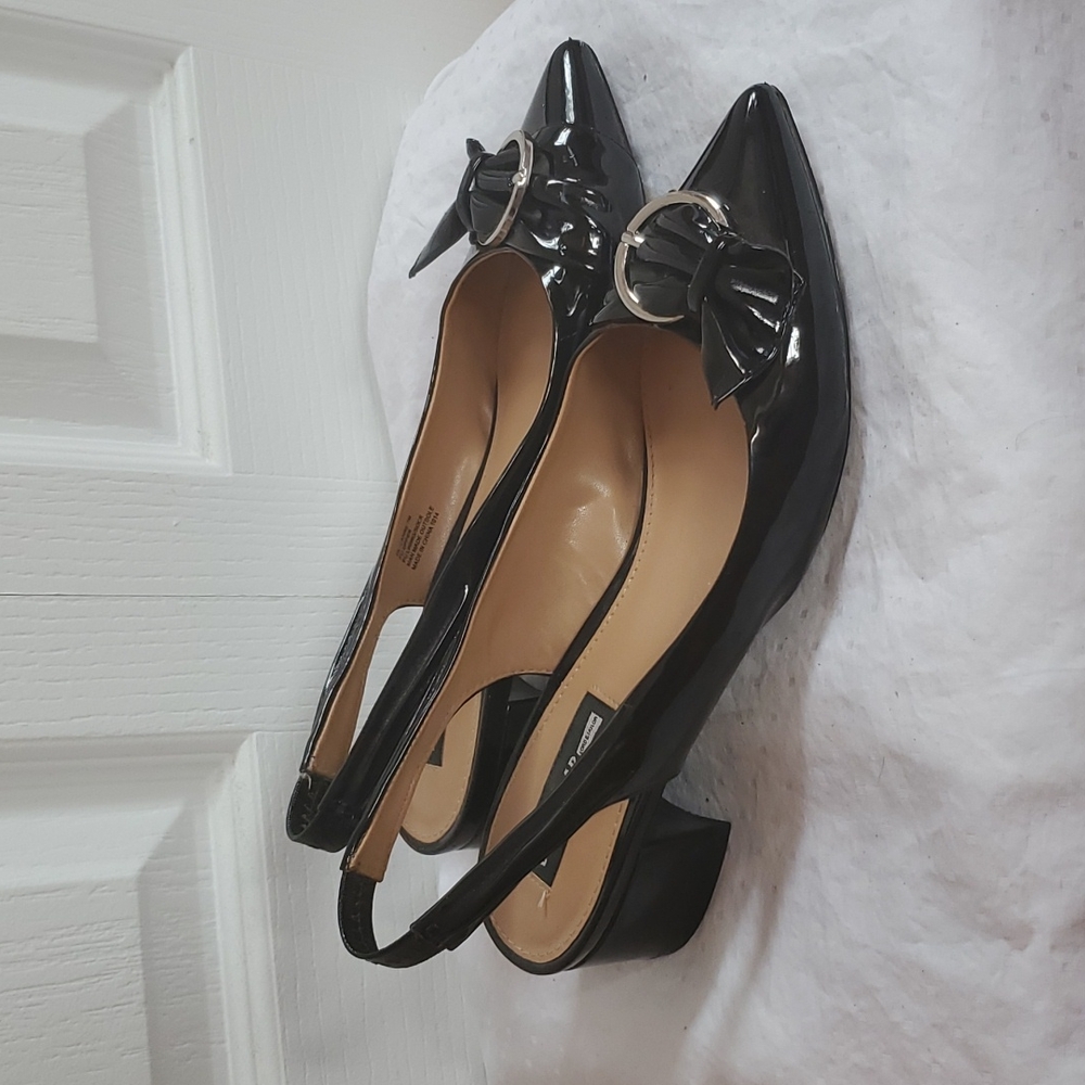 Chunky Black Kitten Heels